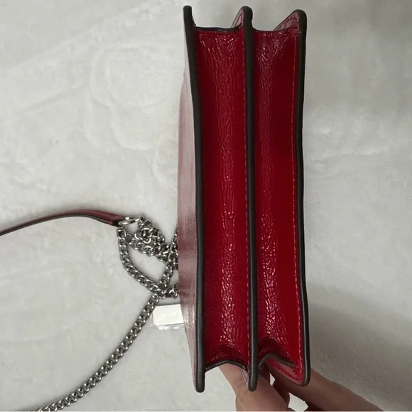 🌺Coach Mini Klare Crossbody Bag -Fire Red - Picture 11 of 13